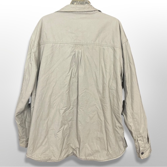 Vintage CRAFTSMAN Layered Canvas Work Jacket Plaid Flannel Fleece Lined Mens XXL - Picture 8 of 9